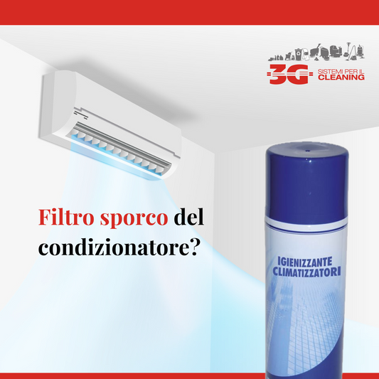 Filtro sporco del condizionatore? Aria condizionata sana e fresca con IGIENIZZANTE CLIMATIZZATORI spray