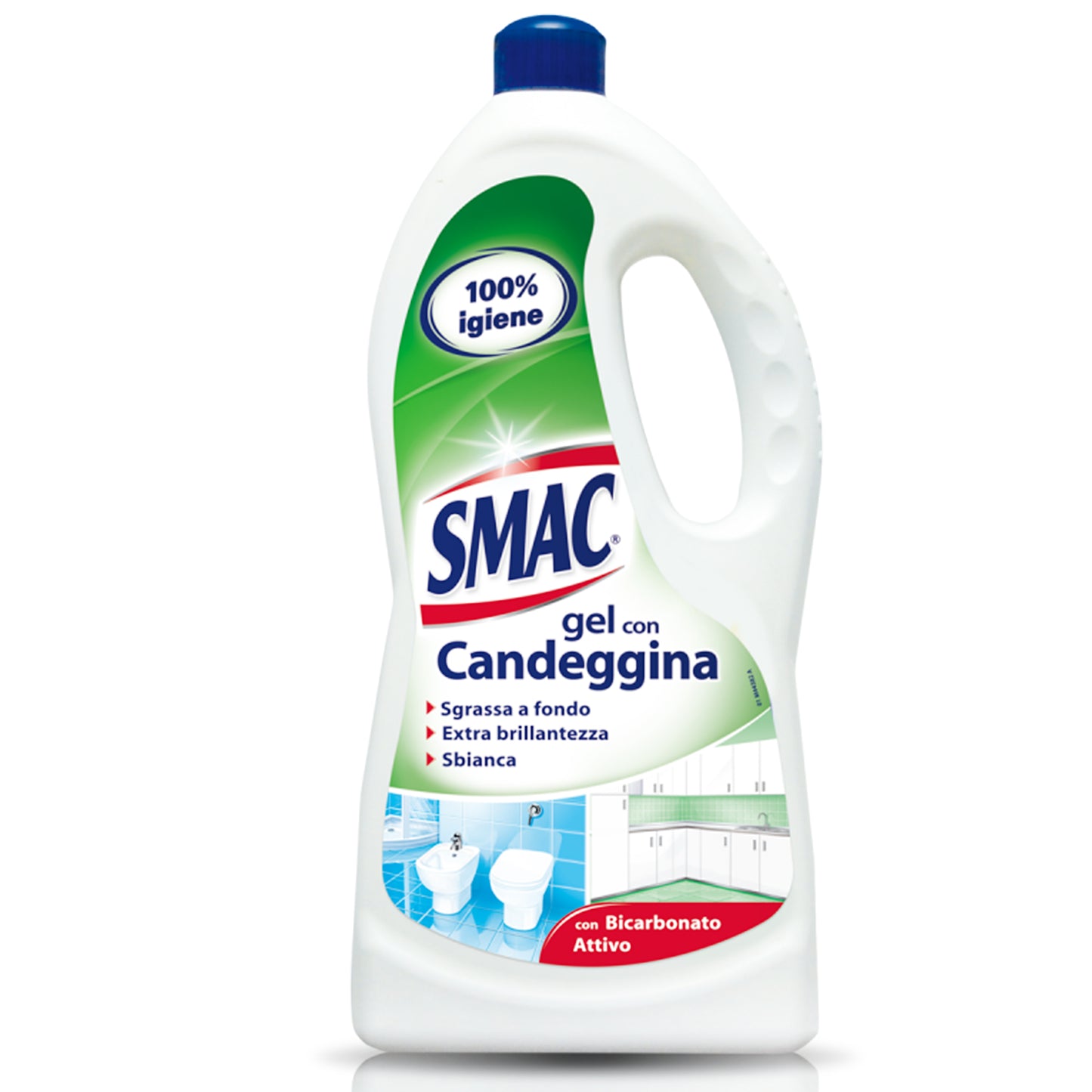 Smac Gel con Candeggina - 850ml