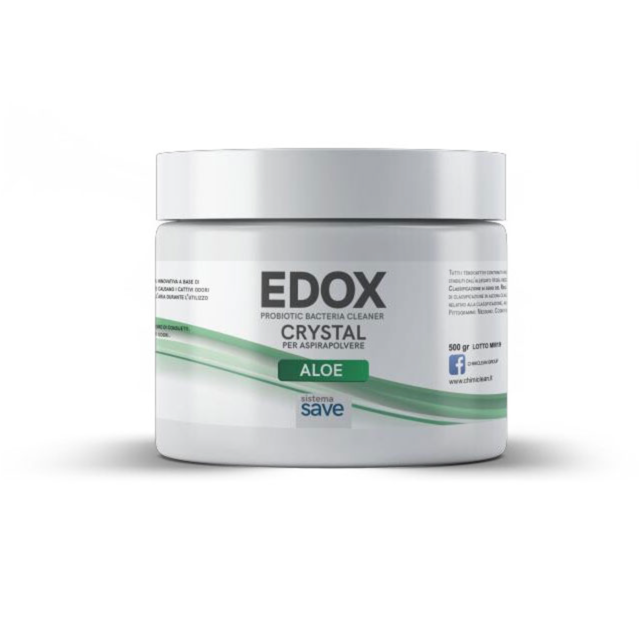 EDOX CRISTALLI PROFUMATI GR 500 PER SACCHETTI ASPIRAPOLVERE PROFUMO ALOE