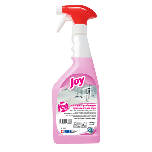 Detergente profumatore igienizzante per bagni Joy_750 ml. Kiter Professional